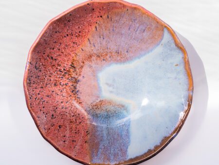 półmisek ceramiczny truskawkowy handmade studio ceramic