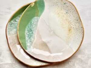 TALERZ ♡SELEDYN♡ 27cm