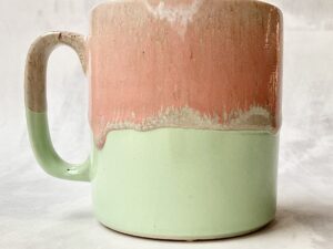 KUBEK *PINK AND GREEN* 400ml