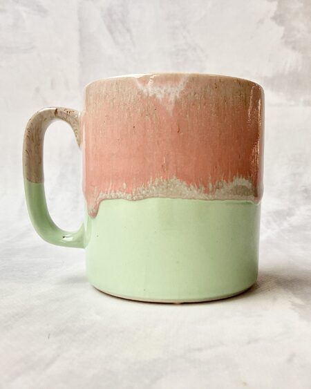 KUBEK *PINK AND GREEN* 400ml