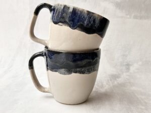 KUBEK *SAND AND NAVY BLUE* 200ml