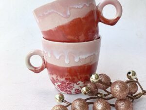 KUBEK *RED FLOWERS* 200ml