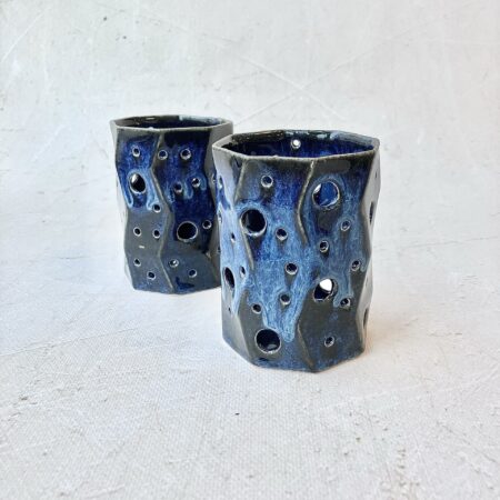 ŚWIECZNIK *NAVY BLUE*