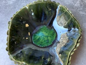 PATERA *DEEP INTO THE SEA. EMERALD* ok.36cm