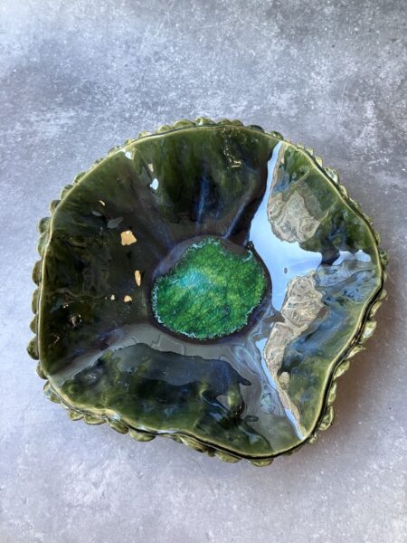 PATERA *DEEP INTO THE SEA. EMERALD* ok.36cm