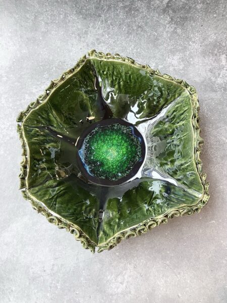 PATERA *DEEP INTO THE SEA. EMERALD* ok.39cm