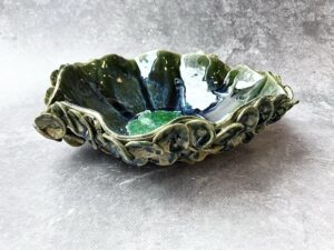 PATERA *DEEP INTO THE SEA. EMERALD* ok.28cm